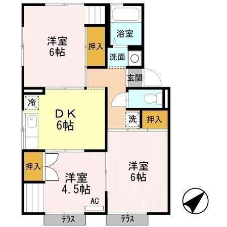 肥前古賀駅 車移動8分  3.8km 2階の物件間取画像